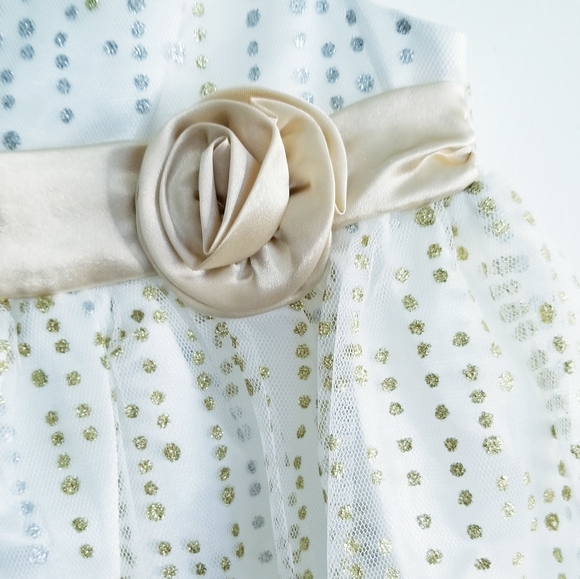 NEW Baby Girl's Sparkly Formal Dress NEW Size 12M - Picture 7 of 14